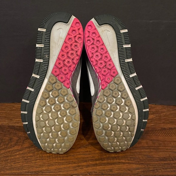 Nike Zoom Structure 20 Grey Pink Sneakers - Picture 7 of 10